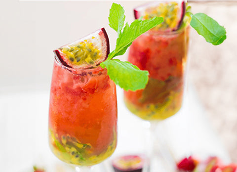 Fruchtiger Maracuja Mocktail