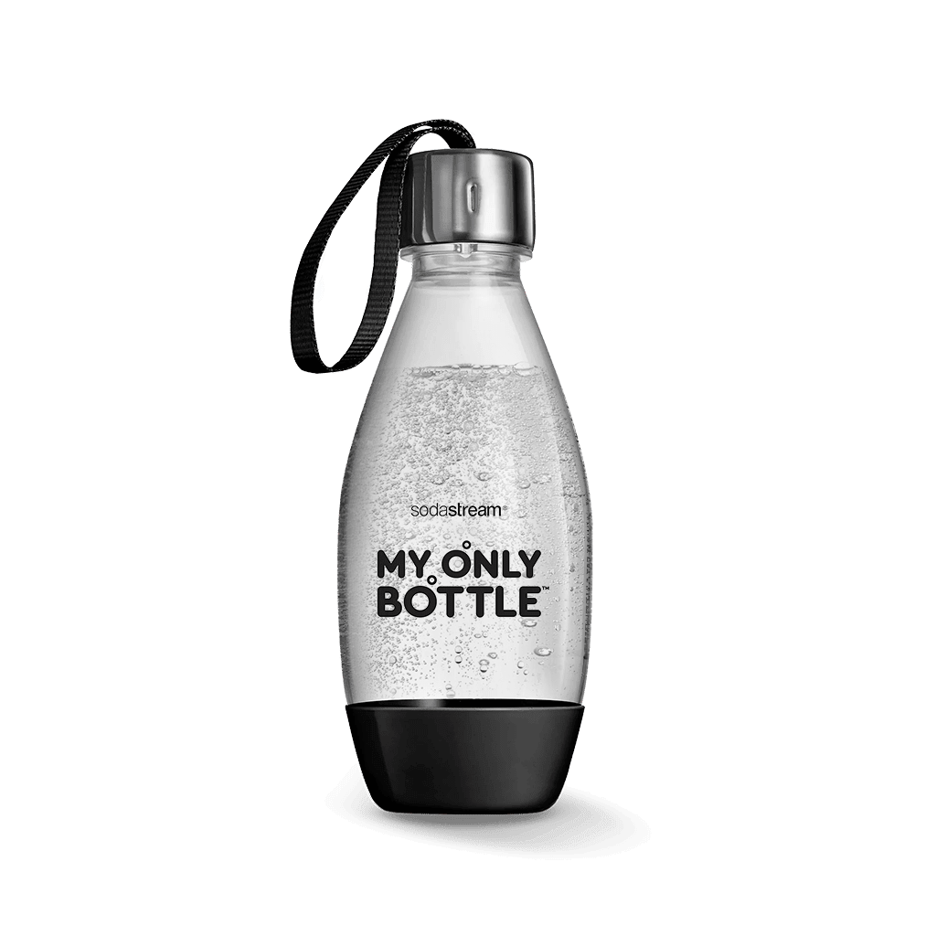 Spülmaschinengeeignete "My Only Bottle" Kunststoffflasche schwarz 0,5L, 1er-Pack