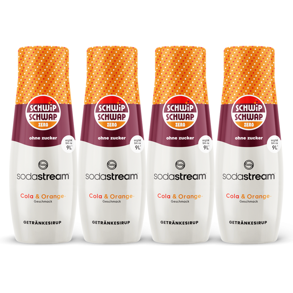 Schwip Schwap ohne Zucker Vorrats-Mix Sirup 440ml, 4er-Pack