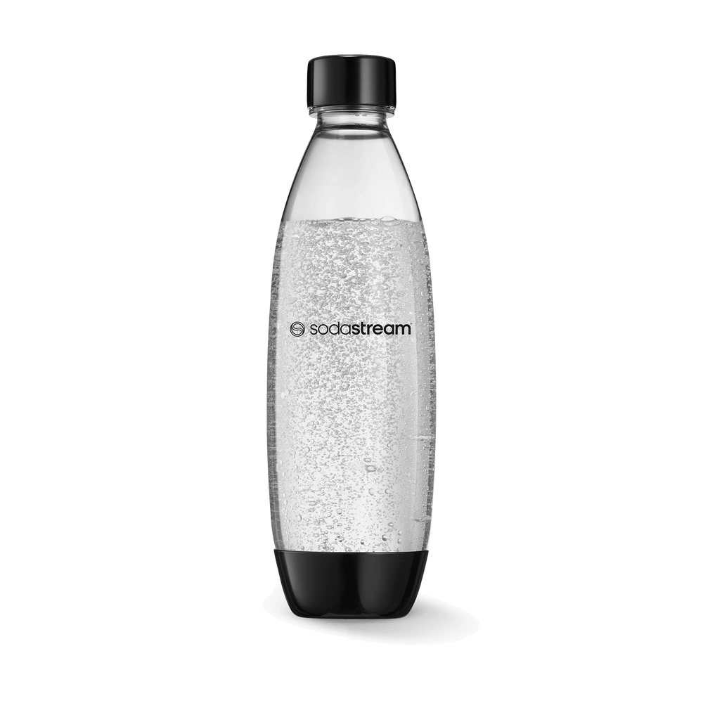 Kunststoffflasche FUSE schwarz 1L, 1er-Pack