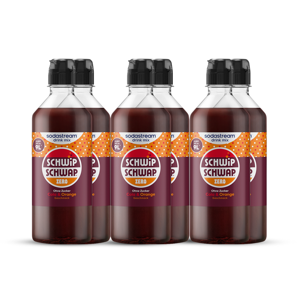 Schwip Schwap Zero Zucker Sirup drink mix 440 ml, 6er-Pack