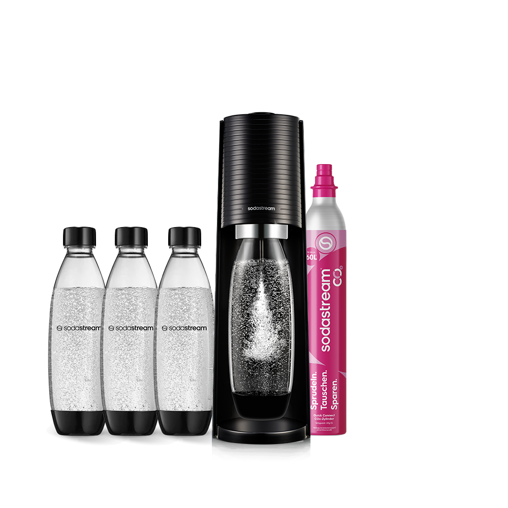 SodaStream TERRA Wassersprudler Schwarz / Weiß – SodaStream Deutschland