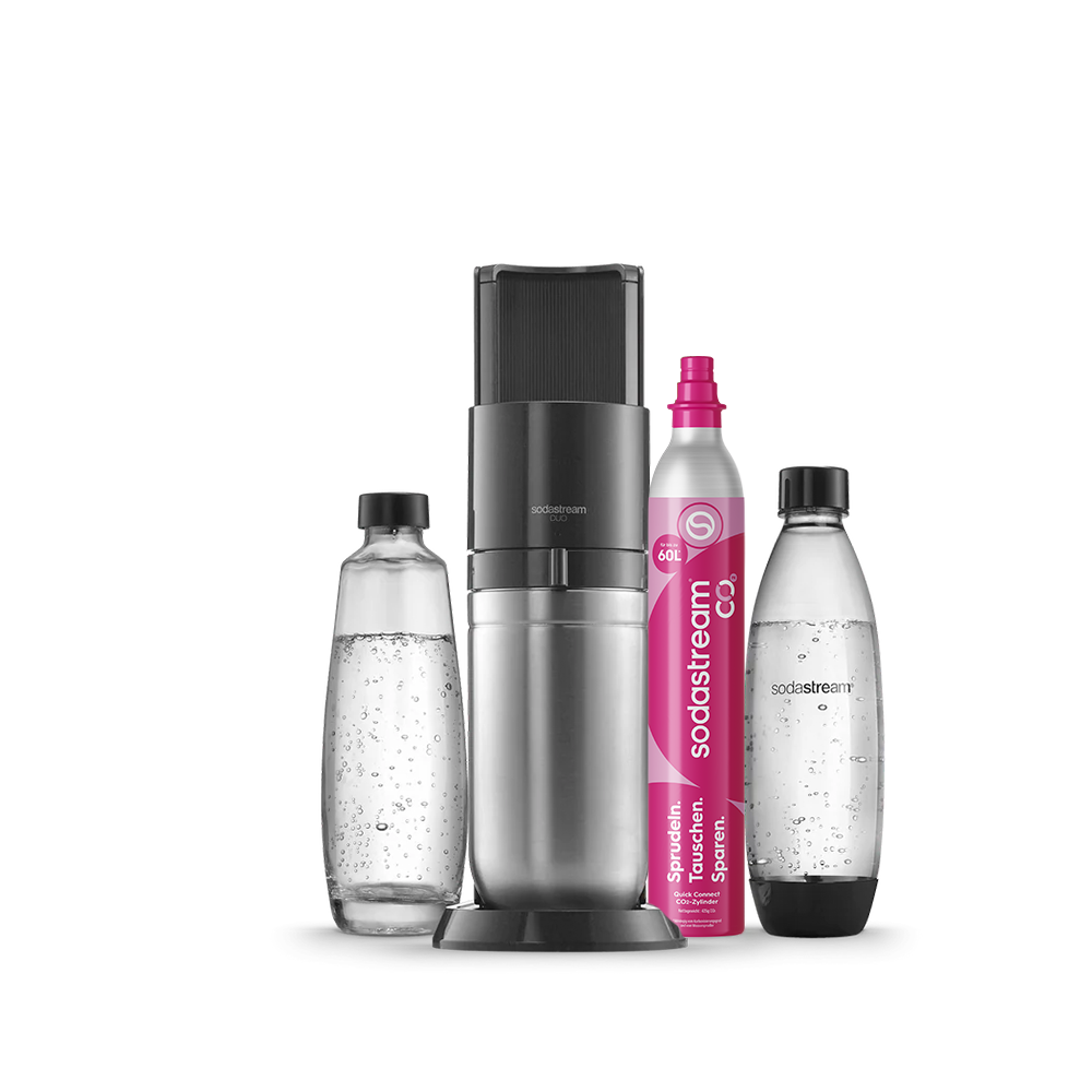 SodaStream DUO Wassersprudler Schwarz standard pack