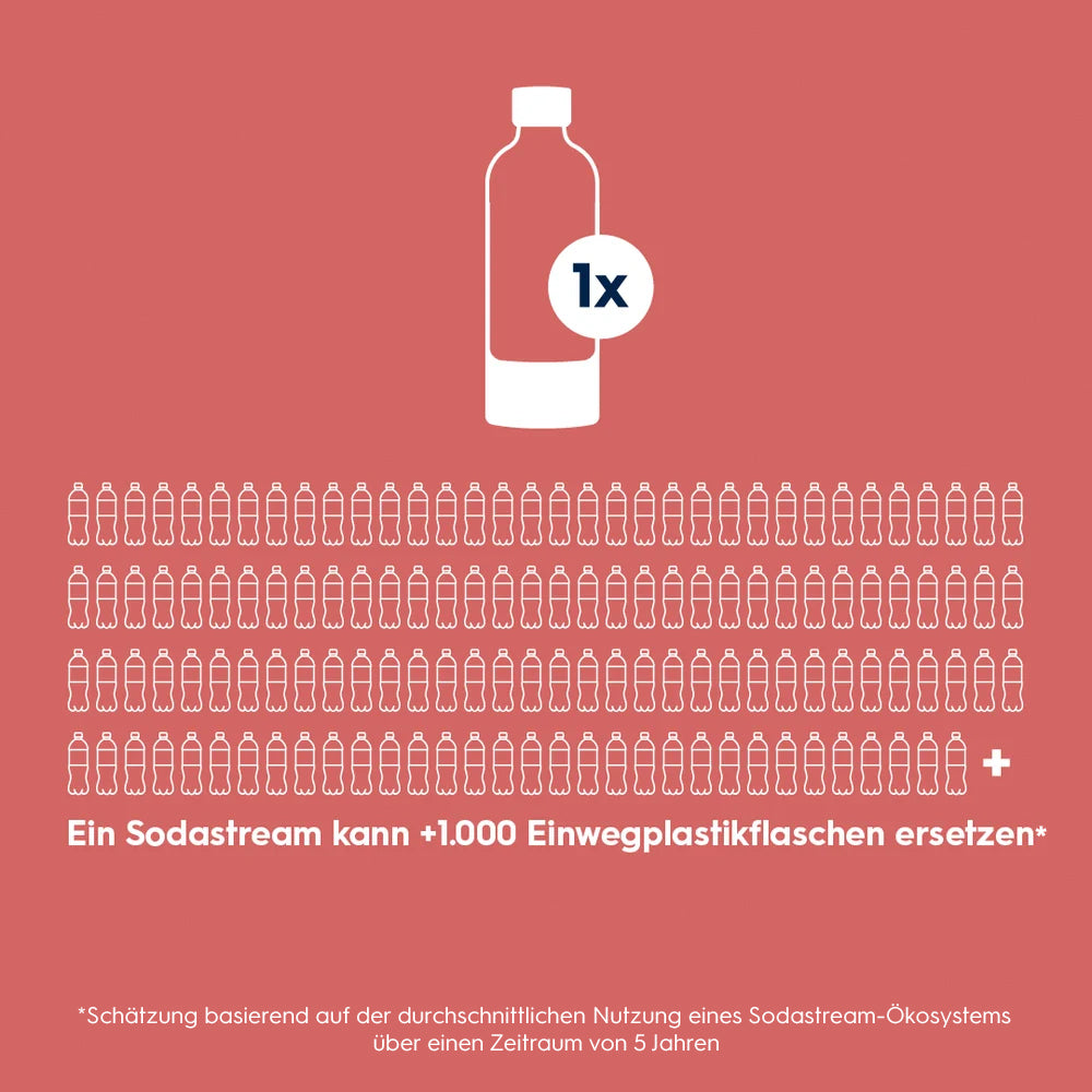 Kunststoffflasche ENSO Edelstahl 1 L, 1er-Pack – 7