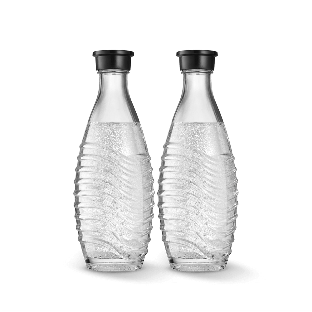 SodaStream Spülmaschinenfeste CRYSTAL Glaskaraffe im Duopack – SodaStream Deutschland