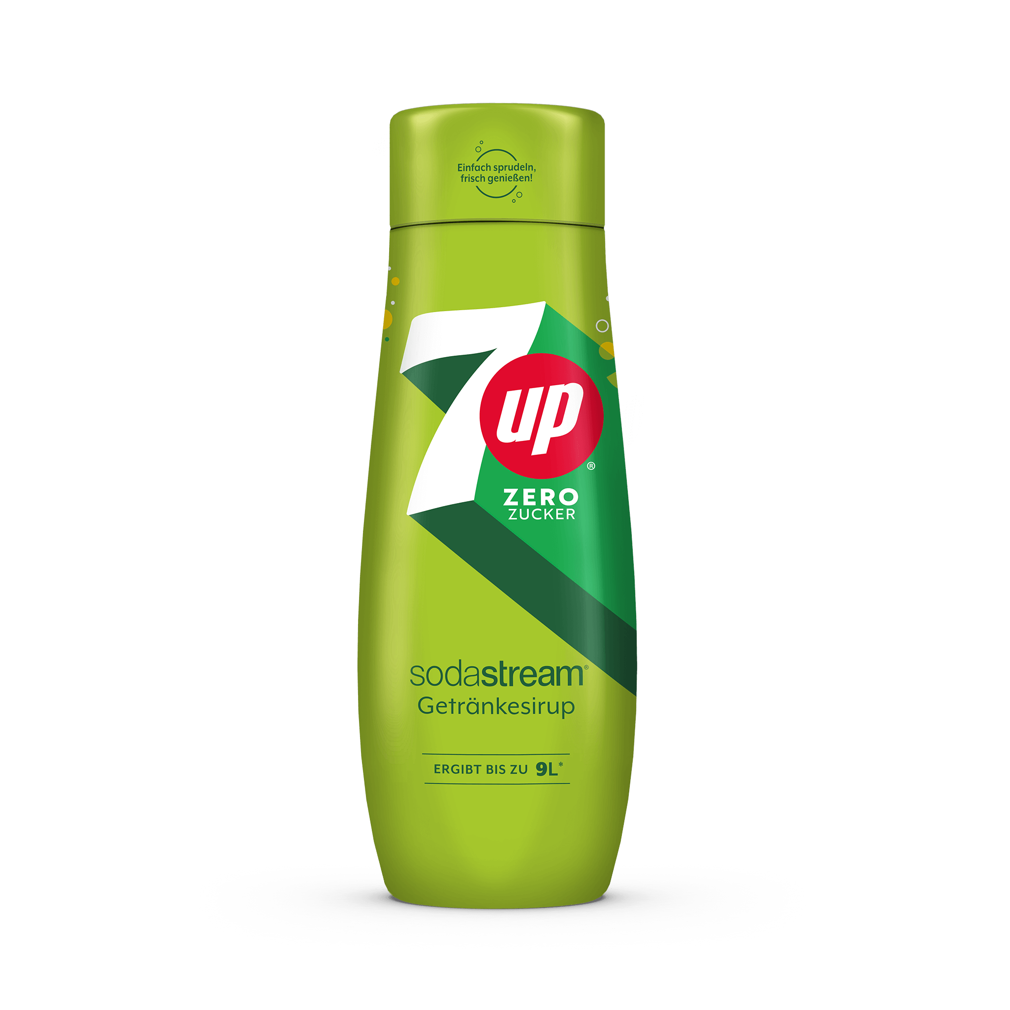 7up Zero Zucker Sirup 440ml - mit kurzem Mindesthaltbarkeitsdatum sodastream