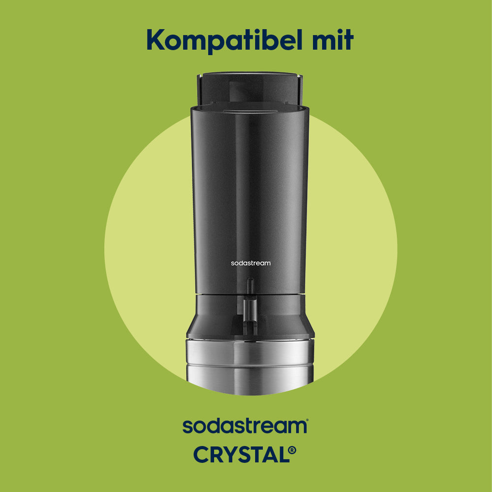 SodaStream Spülmaschinenfeste CRYSTAL Glaskaraffe im Duopack – SodaStream Deutschland