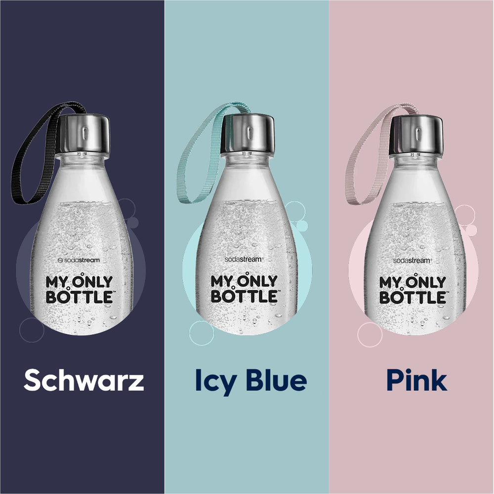 "My Only Bottle" Kunststoffflasche pink 0,5 L, 1er-Pack – 6