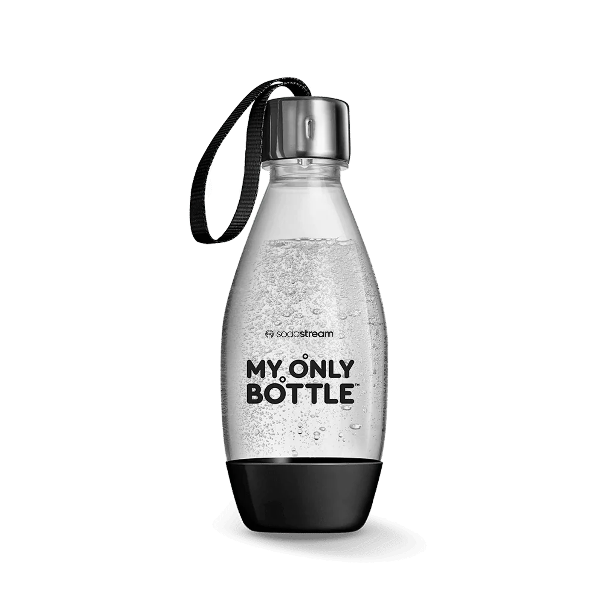 Spülmaschinengeeignete "My Only Bottle" Kunststoffflasche schwarz 0,5L, 1er-Pack