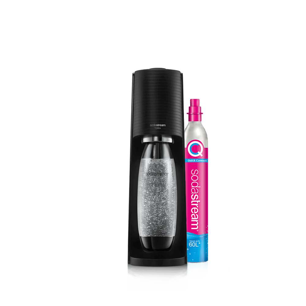 SodaStream Terra Schwarz standard pack
