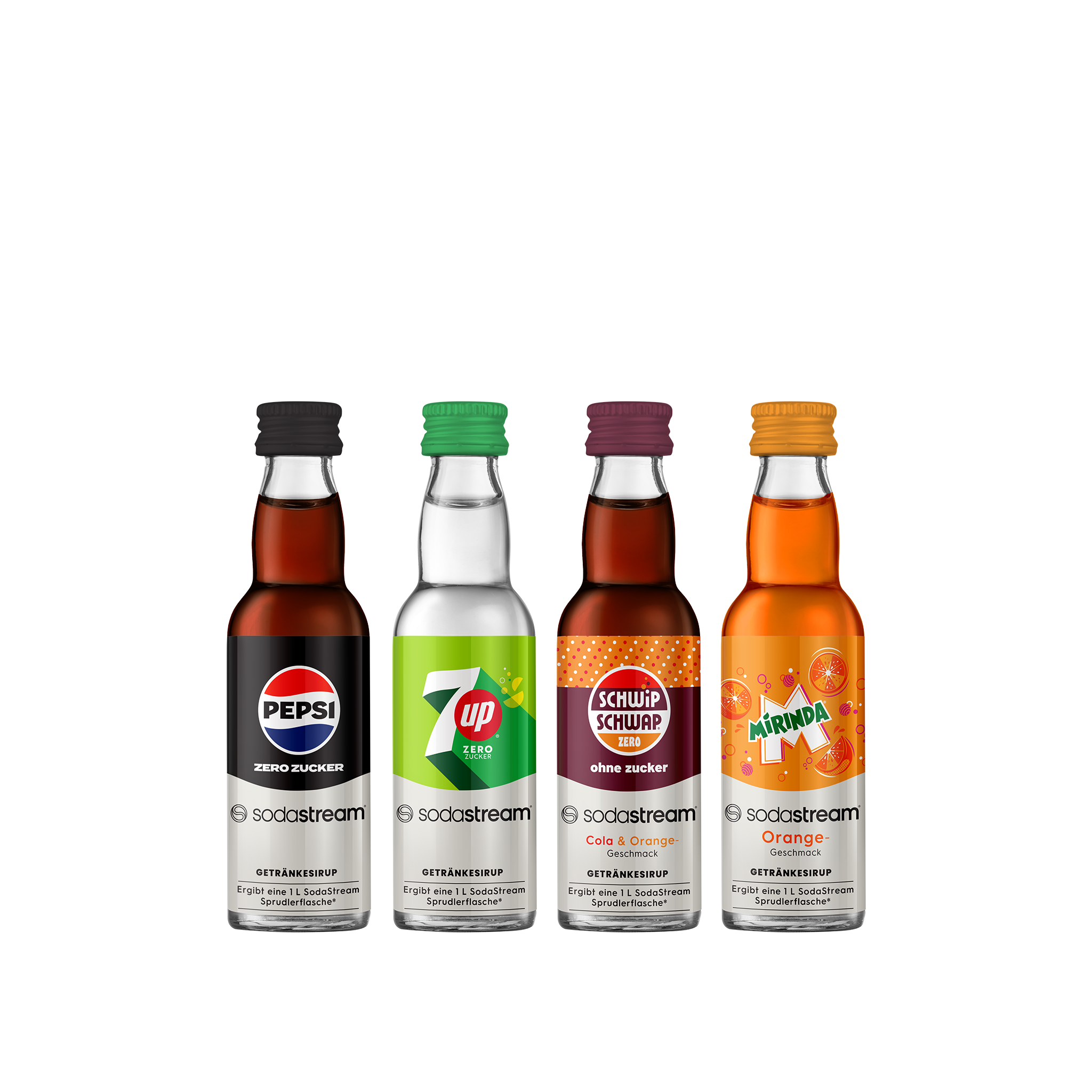 Sirup Probierset 42ml, 4er-Pack sodastream