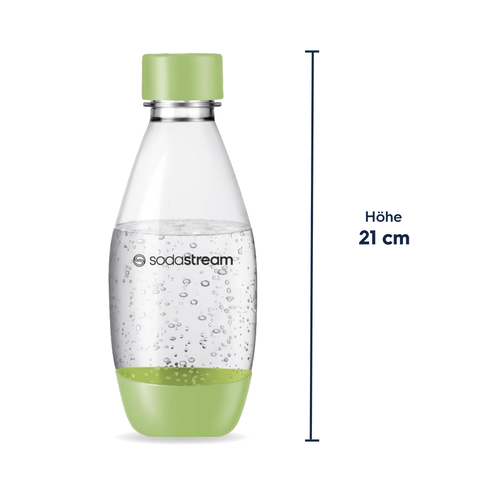 SodaStream Kleine Kunststoffflasche FUSE grün/orange 0,5L, 2er-Pack – SodaStream Deutschland