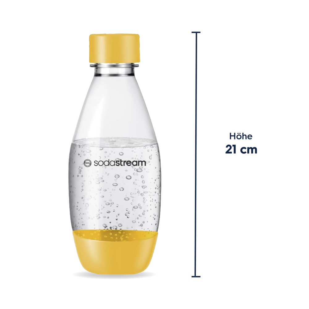 SodaStream Kleine Kunststoffflasche FUSE grün/orange 0,5L, 2er-Pack – SodaStream Deutschland