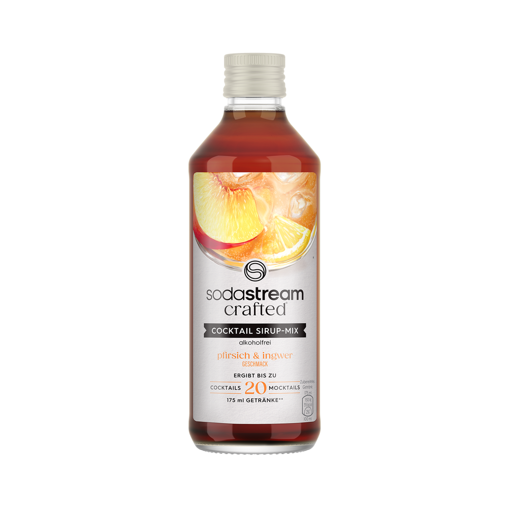 Cocktail Sirup-Mix Pfirsich & Ingwer (alkoholfrei) 330 ml