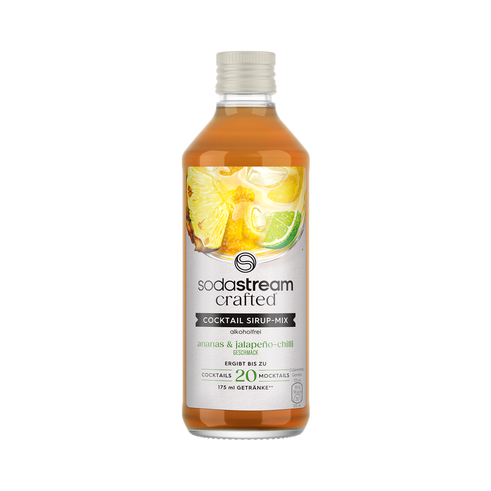 Cocktail Sirup-Mix Ananas & Jalapeno-Chilli (alkoholfrei) 330ml
