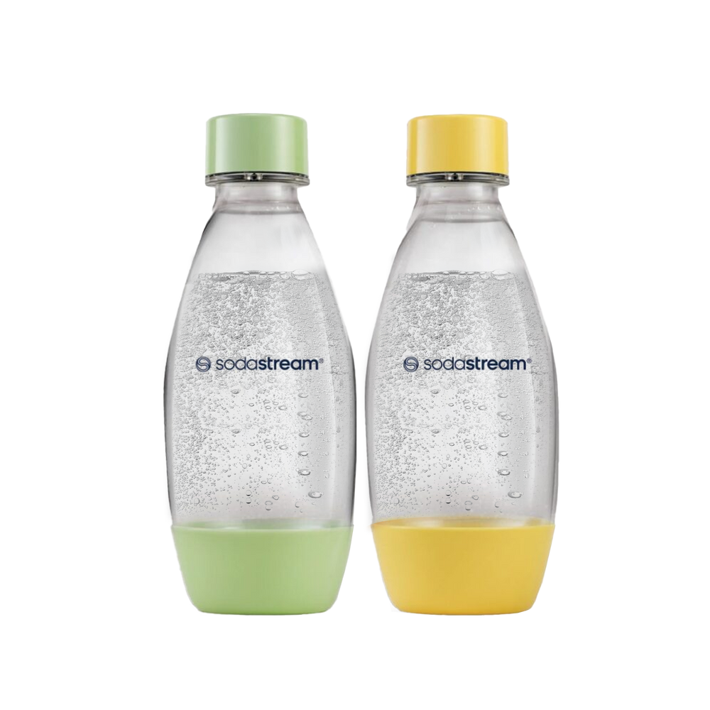Kunststoffflasche FUSE grün/gelb 0,5 L, 2er-Pack