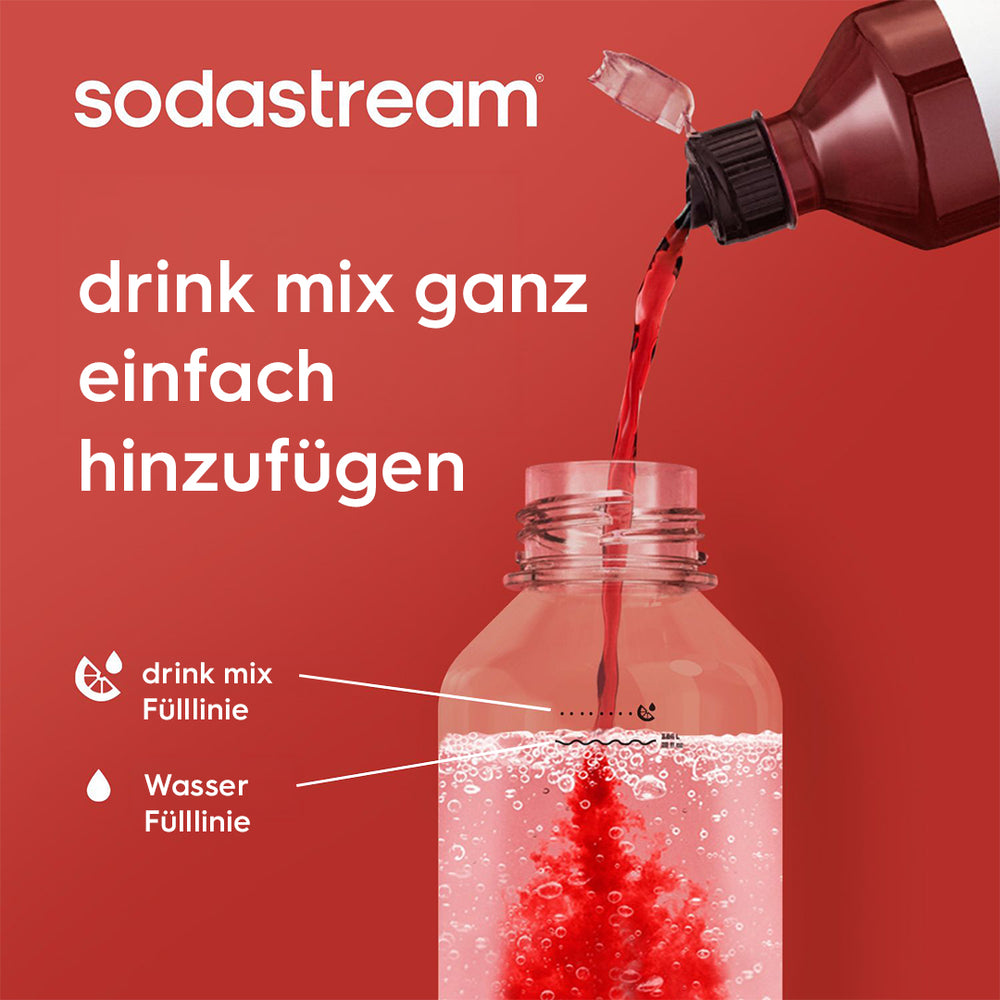 fizz & refresh Kunststoffsprudlerflasche Metall 1 L, 1er-Pack – 3