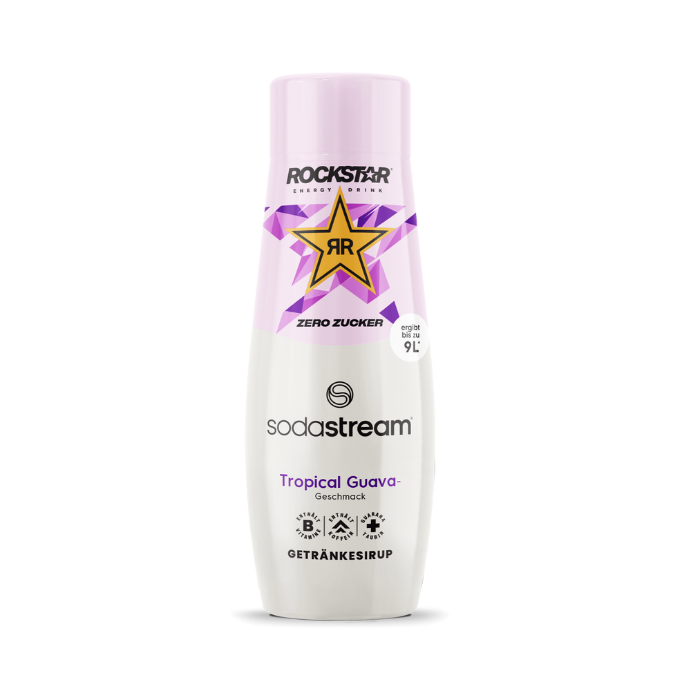 SodaStream Rockstar Energy Tropical Guava ohne Zucker Sirup 440ml