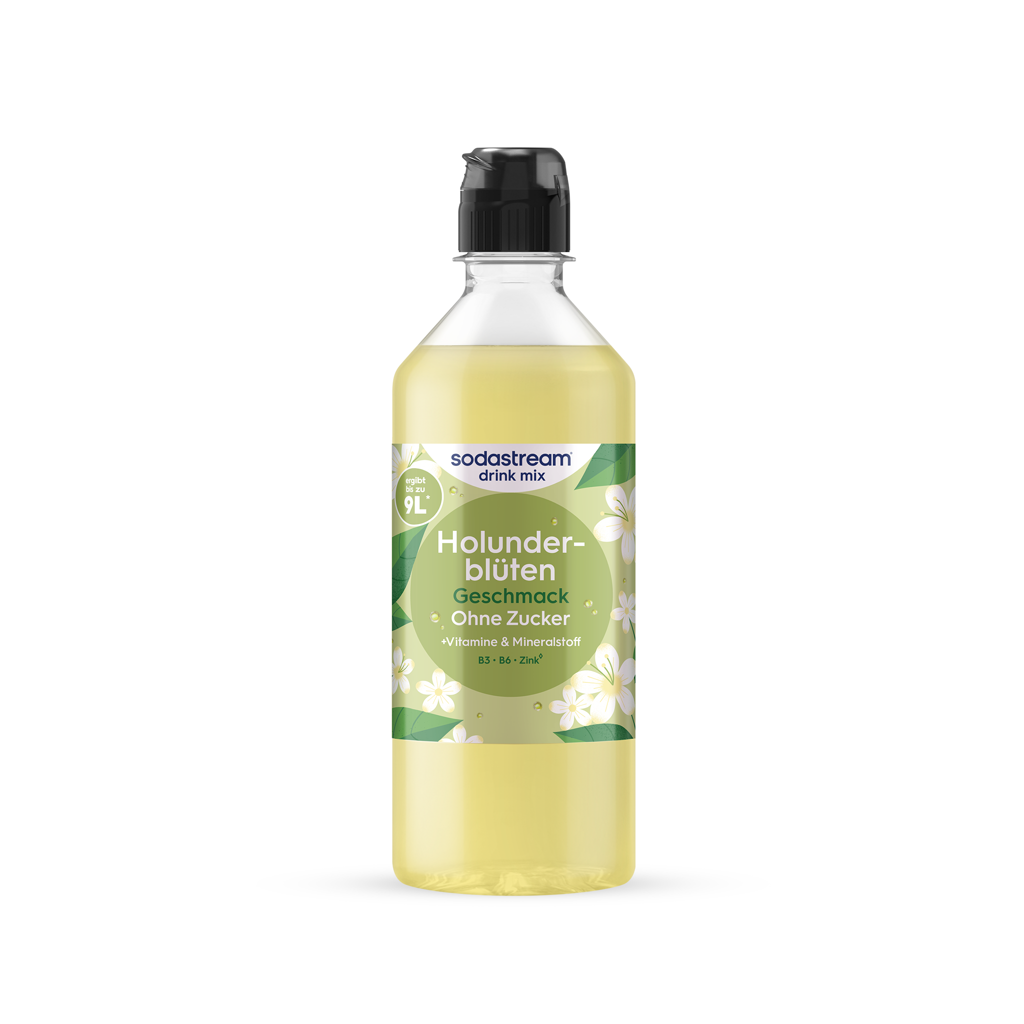 Holunderblüte ohne Zucker Sirup drink mix 440 ml sodastream