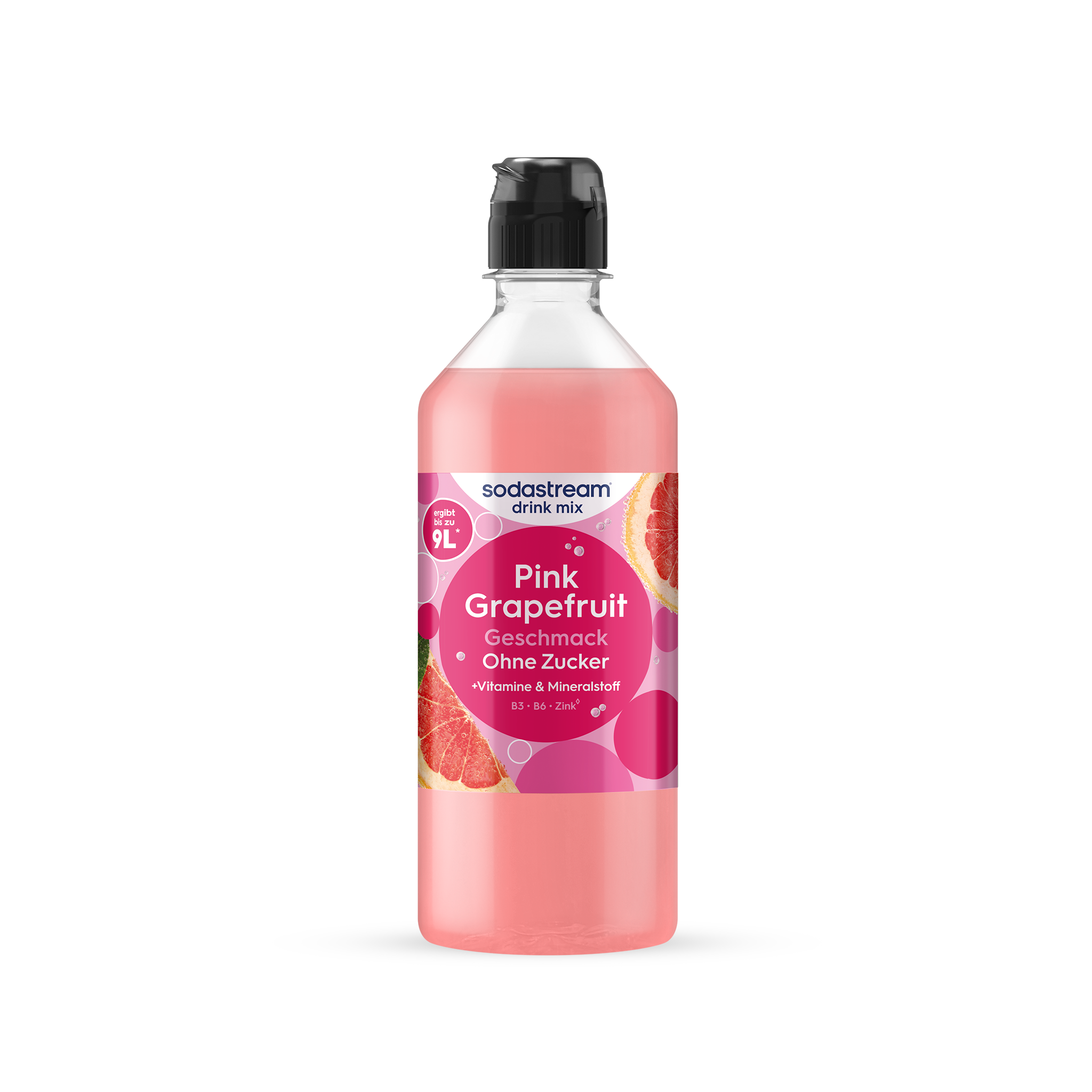 Pink Grapefruit ohne Zucker Sirup drink mix 440 ml sodastream