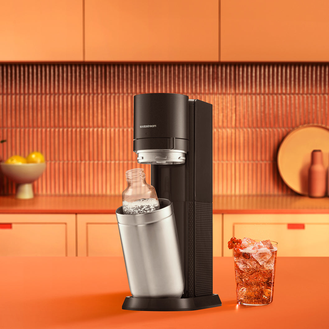 SodaStream DUO Wassersprudler Schwarz / Weiß mit glasflaschen – SodaStream Deutschland