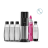 SodaStream E-DUO schwarz mit flasche und quick connect zylinder