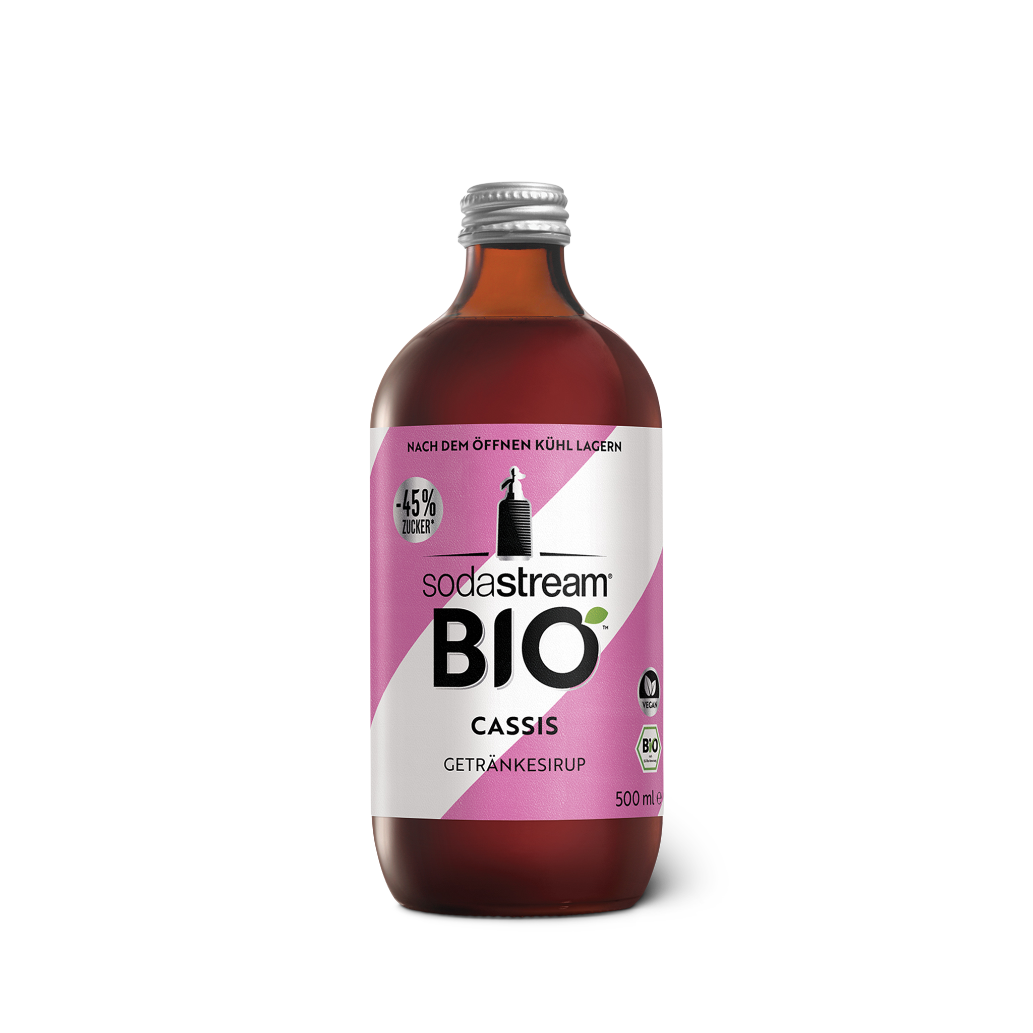 SodaStream BIO Cassis Sirup 500ml – mit kurzem Mindesthaltbarkeitsdatum sodastream