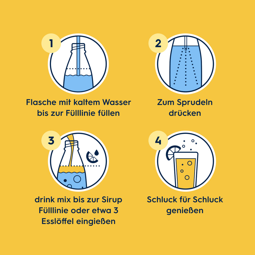 Isotonic Grapefruit-Orangen Sirup drink mix 440 ml