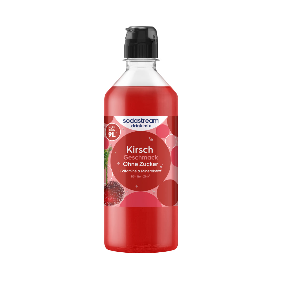 Kirsch ohne Zucker Sirup drink mix 440 ml sodastream
