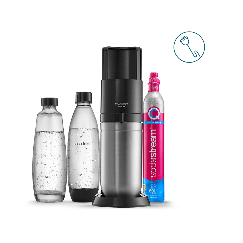 SodaStream EDUO Elektrisch Wassersprudler mit Glasflaschen