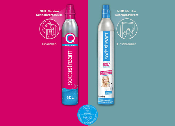 sodastream zylinder unterschiede