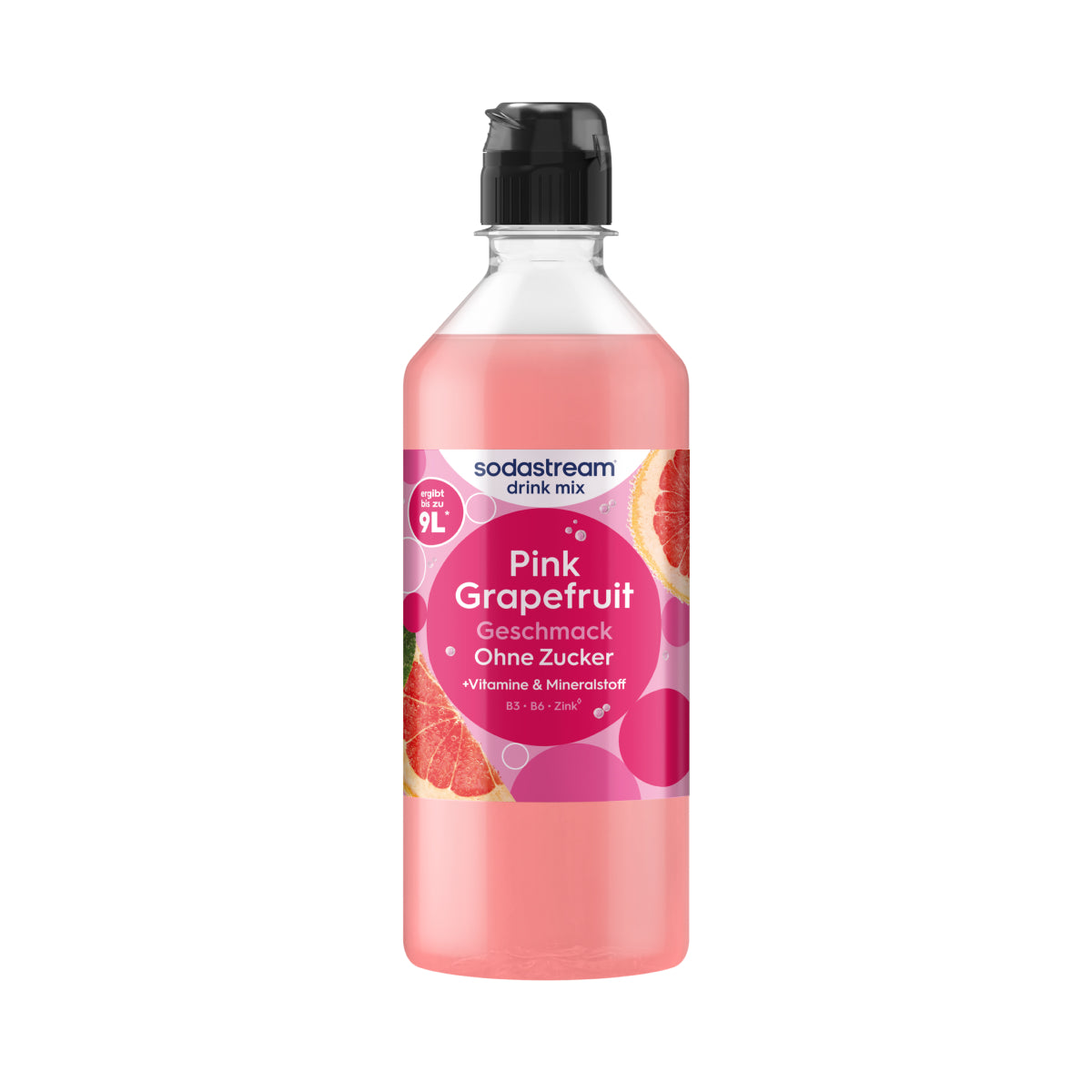 Pink Grapefruit ohne Zucker Sirup drink mix 440 ml sodastream