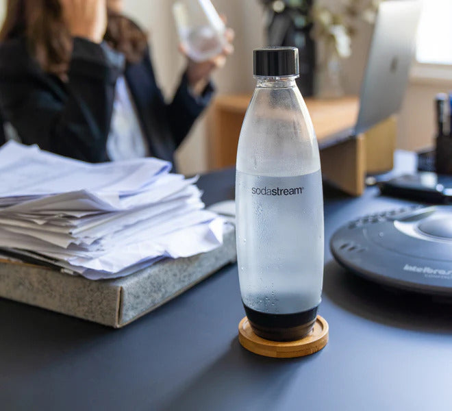 Deckel grau für Kunstoffflasche, 2er-Pack