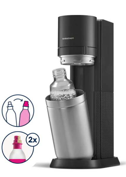 Black / E-DUO Upgrader Sprudelpack