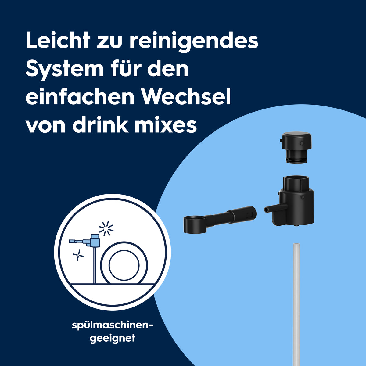 Flaschenabtropfhalter schwarz