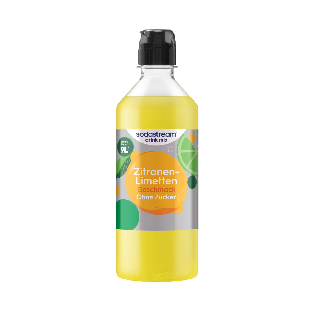 Zitronen-Limetten ohne Zucker Sirup drink mix 440 ml sodastream