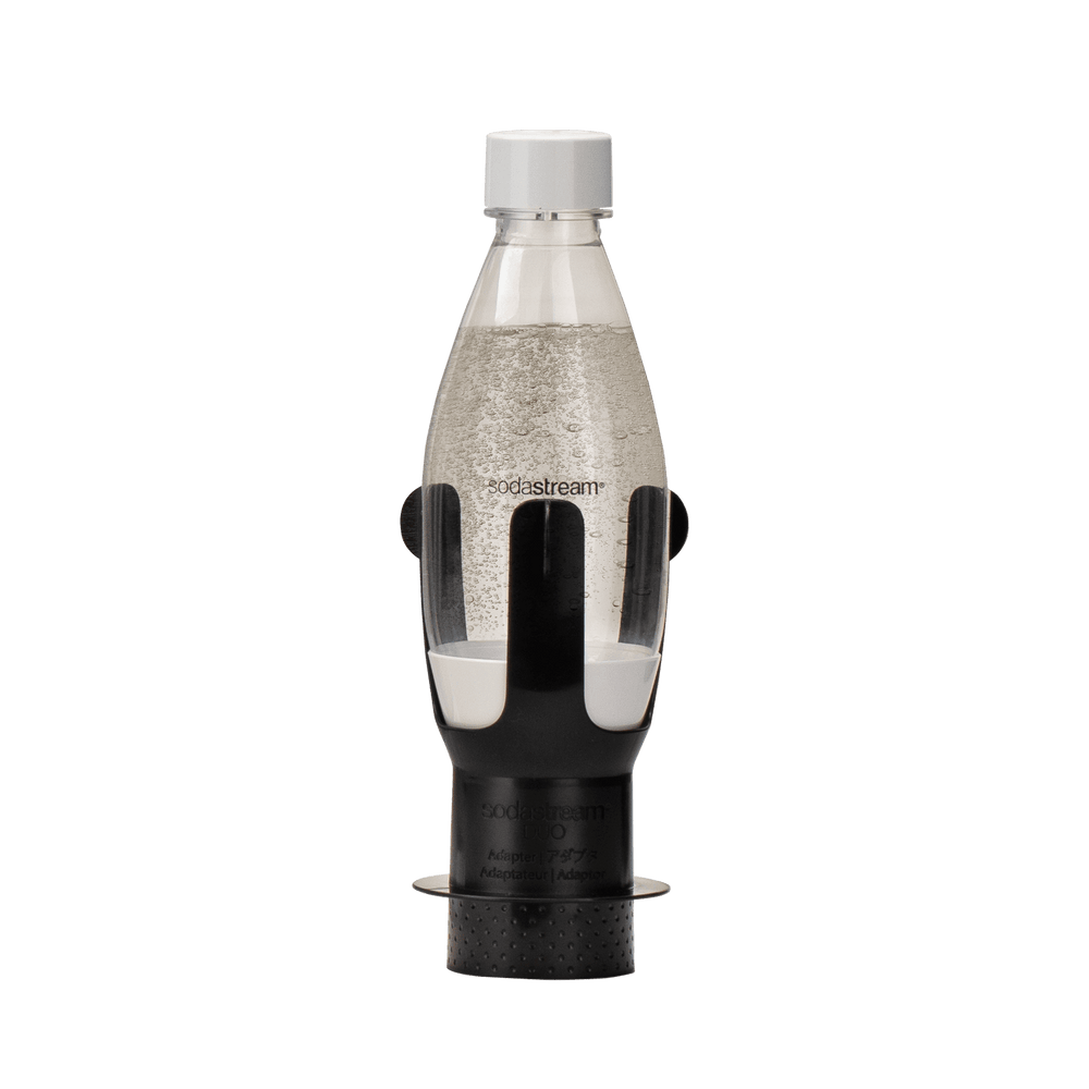 0,5 L Adapter + 0,5 L Kunststoffflasche spülmaschinengeeignet weiß