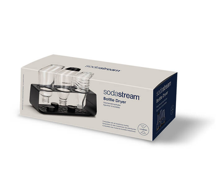 Flaschenabtropfhalter schwarz