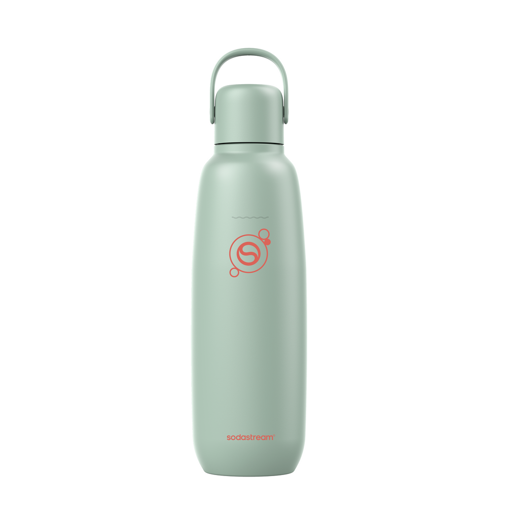 Spülmaschinengeeignete Metallflasche Fizz&go COOL (Mint) 0,9L – SodaStream Deutschland