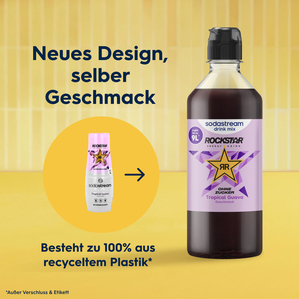 Rockstar Tropical Guava ohne Zucker Sirup drink mix 440 ml