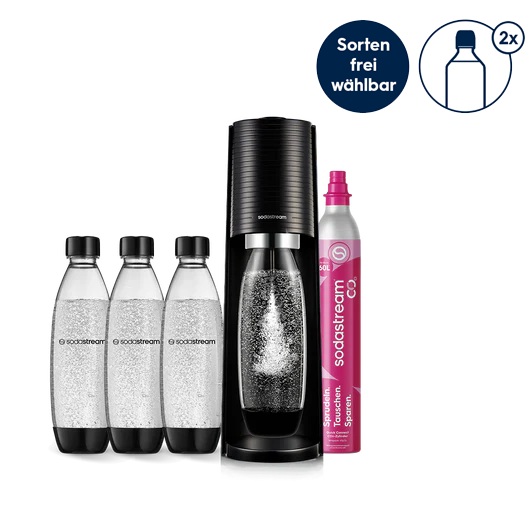 SodaStream TERRA Wassersprudler Schwarz / Weiß – SodaStream Deutschland