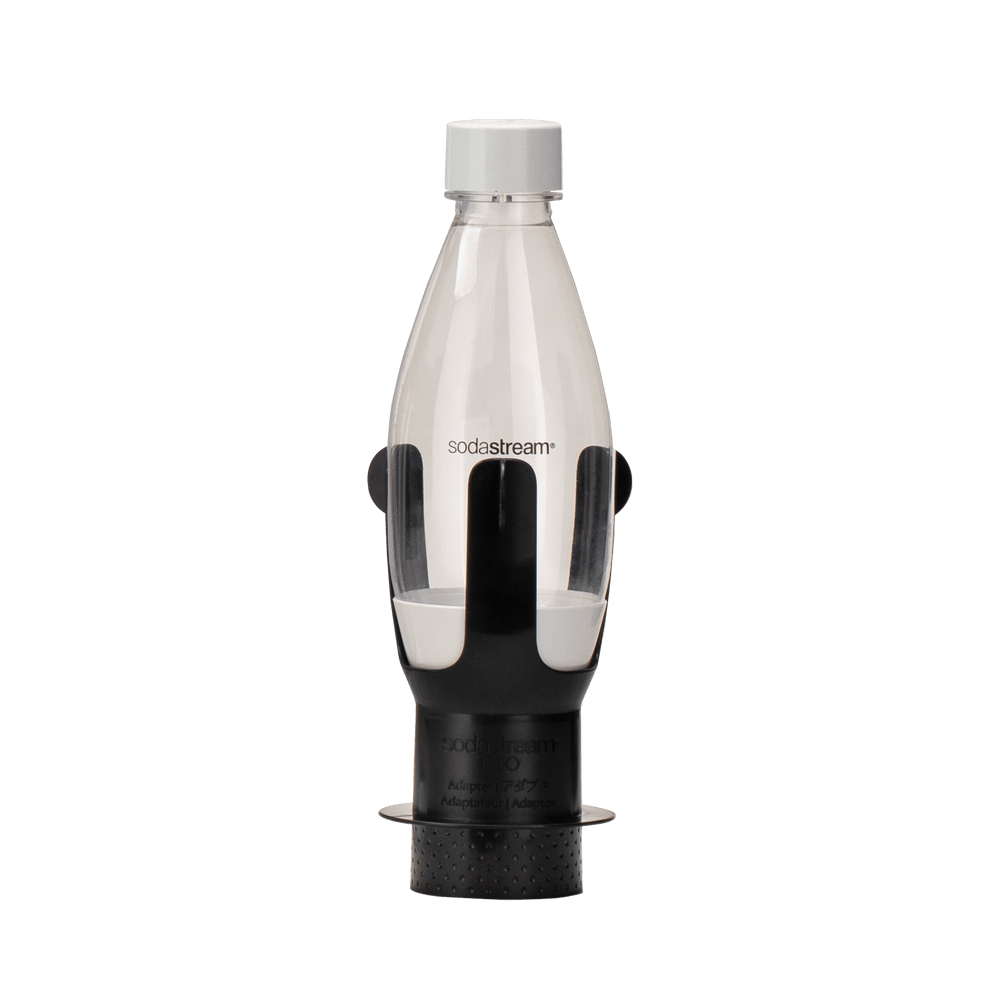 0,5L Adapter + 0,5L Kunststoffflasche spülmaschinengeeignet weiß